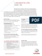 Factsheet Elevator Norms En81 20 En81 50