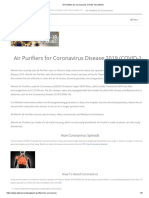 Air Purifiers For Coronavirus COVID-19 - AllerAir