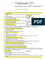 Intermediate Accounting 2 Theories Final Examination