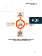 Porter's Five Forces Competitive-Analysis-Worksheet-2018