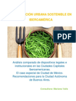 Alimentación Urbana Sostenible en Iberoamérica