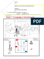 Lenguaje 1° Guía N° 3