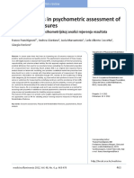 Current Issues in Psychometric Assessment of Outcome Measures