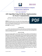 AES Algorithm Using 512 Bit Key Implementation For Secure Communication