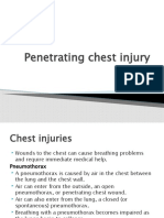 Penetrating Chest Injury