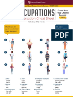 Occupations: Conversation Cheat Sheet