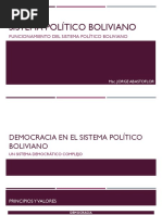 Sistema Político Boliviano