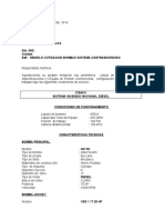 COTIZACION Modelo para 400 GPM Contra Incendio Diesel