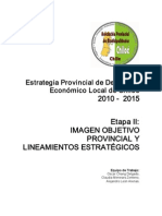 Etapa II Construcción de Imagen Objetivo Provincial y Lineamientos Estrategicos