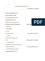 Restricted Earth Fault Protection-Lv (Mcag14) : Stabilising Voltage Calculation