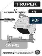 Tronzadora / Cortadora de Metales: Instructivo para