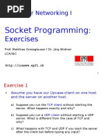 Socket Programming Exercises