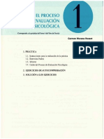 1º Ejercicio Práctico Sobre El Proceso de Evaluación Psicológica