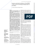 Development and Initial Validation of The EDIN Scale, A New Tool For Assessing Prolonged Pain in Preterm Infants