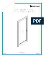 PAN-Serie AB-Puerta-Batiente-Externa