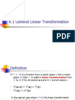 General Linear Transformations