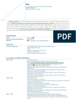 Currículo Do Sistema de Currículos Lattes (Daniel Gaio) PDF