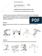 6º Ano - Atividade Diagnóstica