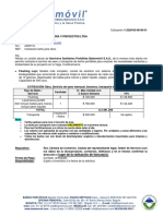 Cotizacion 2020-05-08-06-01 CIPRO COMPAÑIA DE INGENIERIA Y PROYECTOS LTDA .Obra La Vega - IV PDF