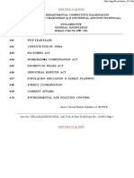 Syllabus For General Knowledge (CM-II) PDF