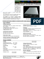 950-1865-04 RT15 240V 100A 29kW Rectifier Specification