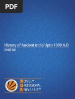 DHIS101 HISTORY OF ANCIENT INDIA UPTO 1000 A.D English PDF