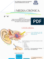 Otitis Media Crónica.: Dra. Ninfa Socorro Soto Peña