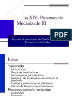 Procesos de Mecanizado III - TemaXIV PDF