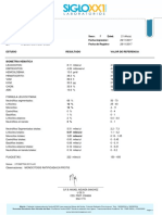 Estudio Resultado Valor de Referencia