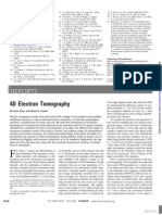 4D Electron Tomography Science