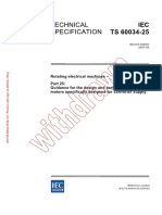 Technical Specification: IEC TS 60034-25