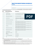 EXAMPLE-Construction Monitoring Schedule