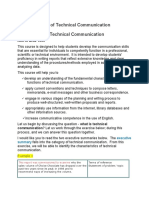 ENG1203 1 Characteristics of Technical Communication