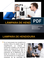 Lampara de Hendidura