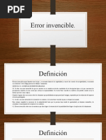 Error Invencible