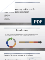 Economía Circular en La Industria Textil y de