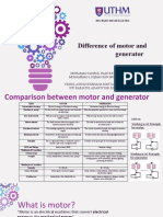 Difference Between Motor and Generator