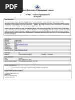 EE 563-Convex Optimization