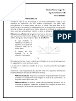 Refracción y Reflexión de La Luz