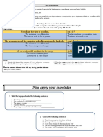 Cuestionario Tag Questions