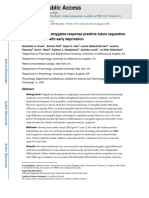 HHS Public Access: Discrimination of Amygdala Response Predicts Future Separation Anxiety in Youth With Early Deprivation