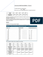 Gabarito Da Lista de Exercisos de Cinetica Quimica