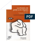 La Poesia de Jose Luis Tejada - Ana-Sofía Pérez-Bustamante Mourier