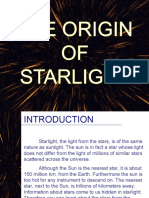 Origin of Starlight