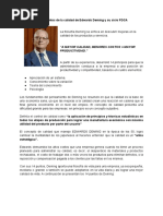 Kami Export - Los 14 Puntos de La Calidad de Edwards Deming y Su Ciclo PDCA PDF