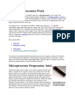 How Microprocessors Work