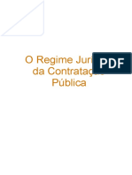 O Regime Jurídico Da Contratação Pública