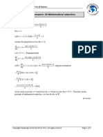 Self-Assessment Answers: 25 Mathematical Induction: NN N RR