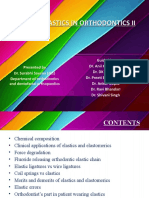 Elastics in Ortho Ii