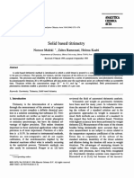 Solid Based Titrimetry: Norooz Maleki, Zahra Ramezani, Helena Kaabi